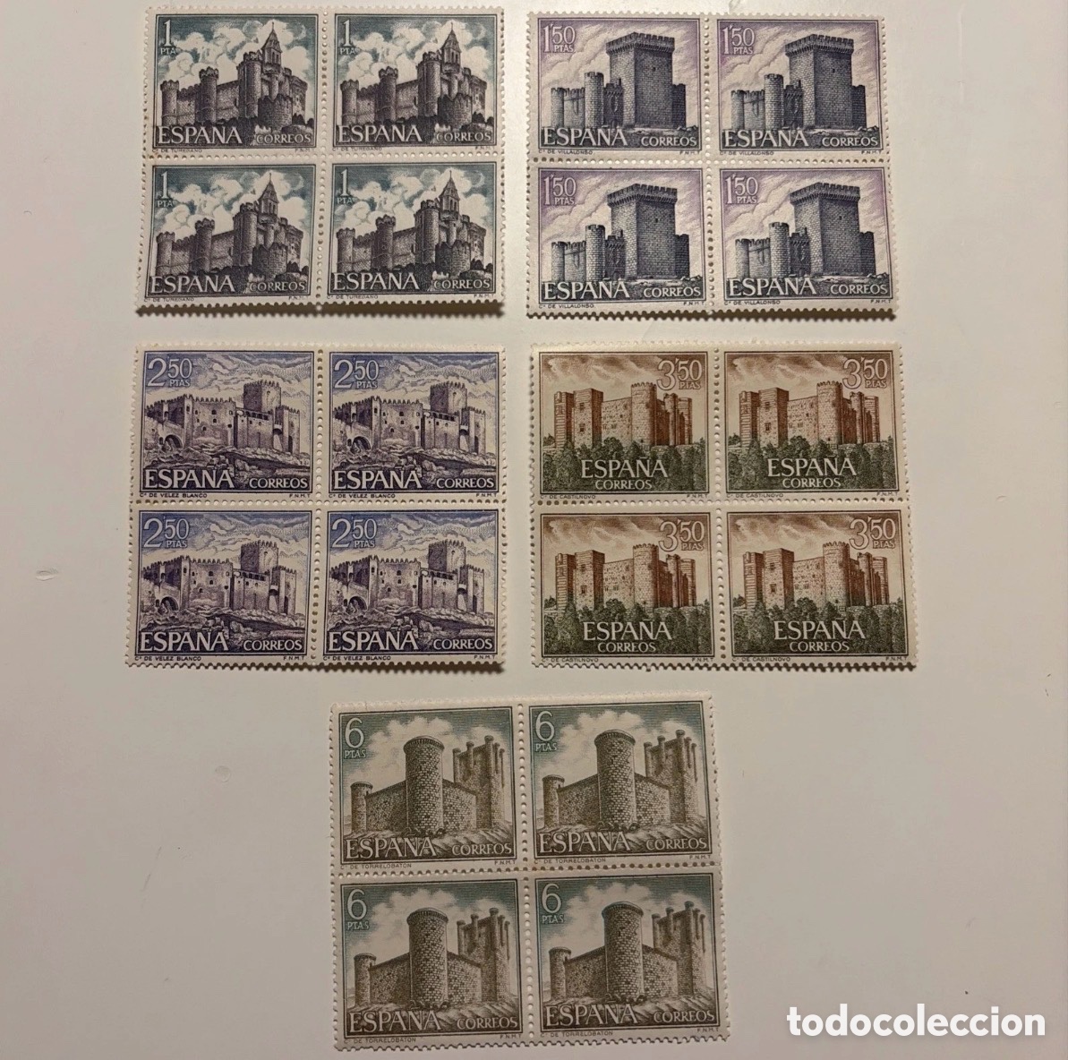 Briefmarken: Espa&ntilde;a 1969. EDIFIL 1927-1931.