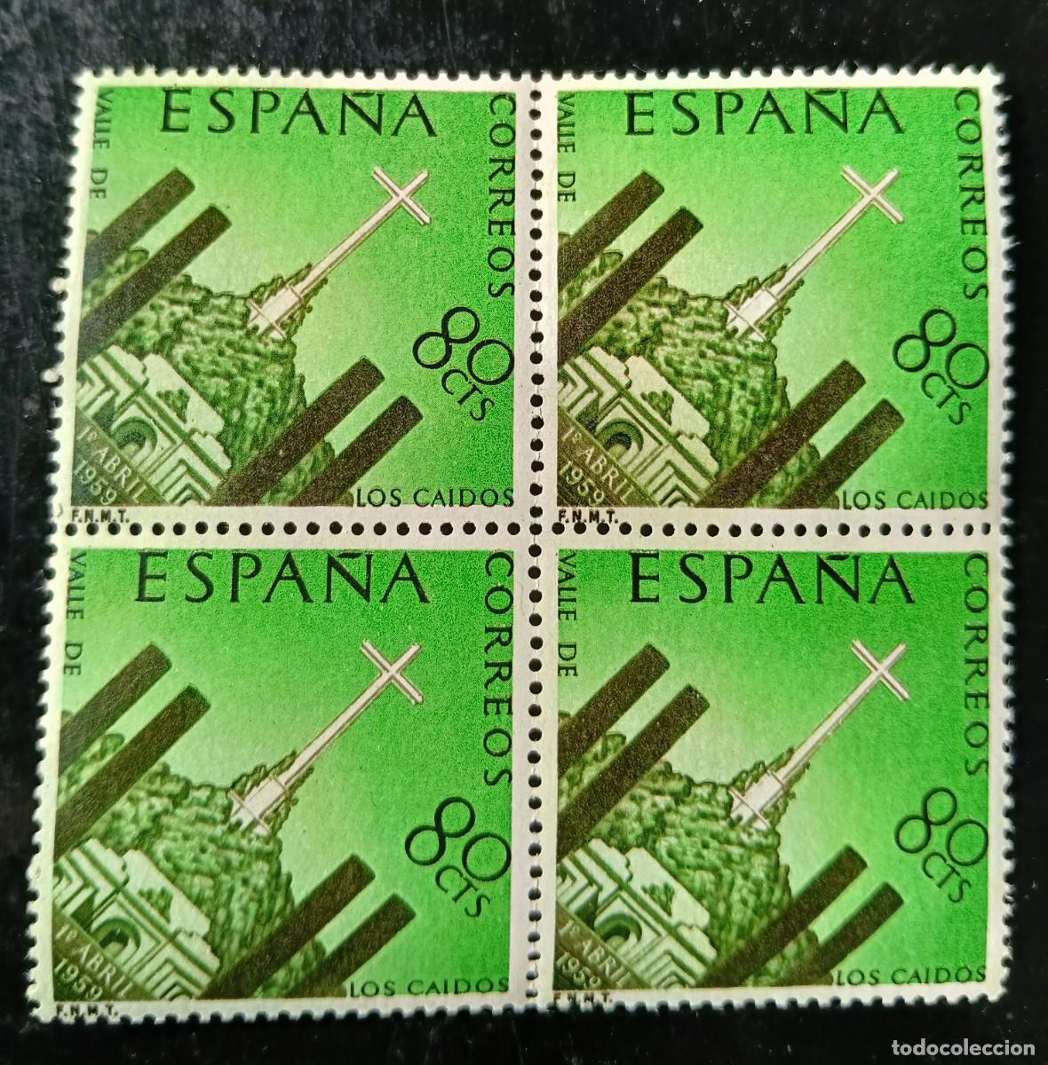 Stamps: Espa&ntilde;a 1959 - Edifil 1248 - BLOQUE DE 4 SELLOS