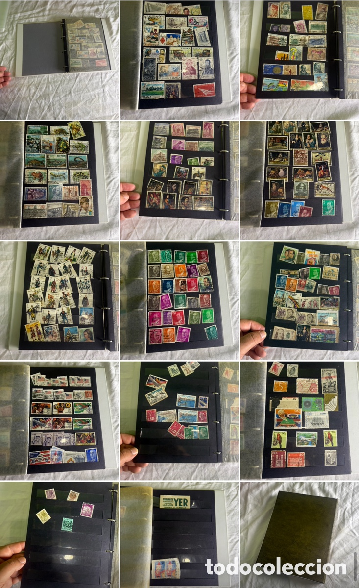 Stamps: &Aacute;LBUM SELLOS ORIGINALES ESPA&Ntilde;A, USA, BRASIL Y OTROS PA&Iacute;SES &ndash; VER FOTOS