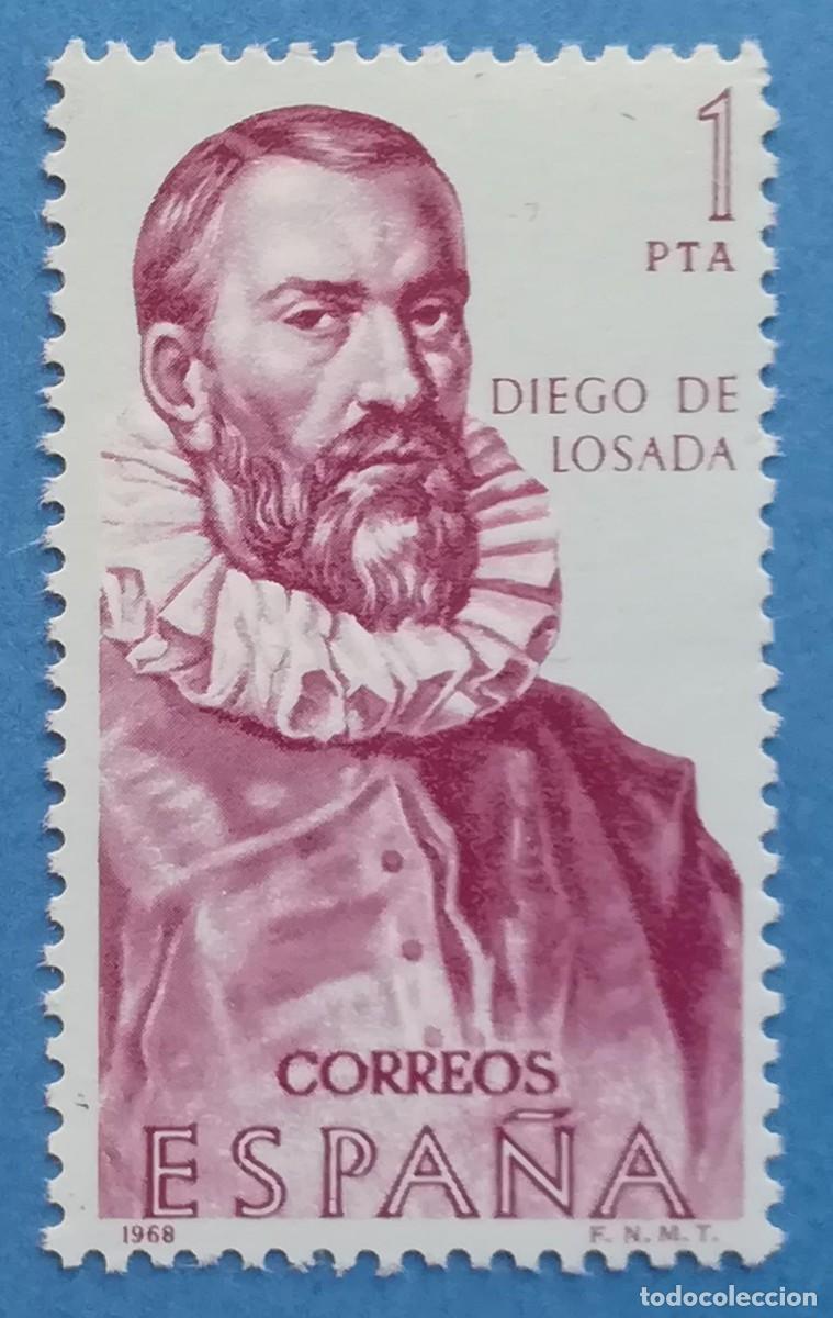 Timbres: Diego de Losada. Edifil 1520. Nuevo, sin fijasellos.