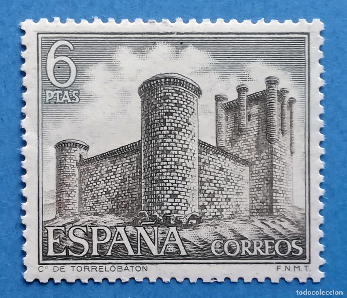 Stamps: Castillo de Torrelobat&oacute;n (Valladolid). Edifil 1931. Nuevo, sin fijasellos.