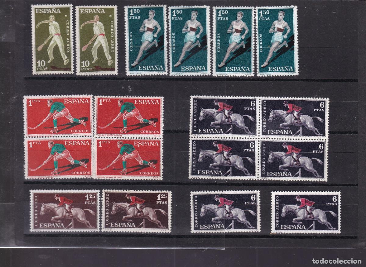 Briefmarken: AA36-DEPORTES x 18 Sellos VARIEDADES NUEVOS** Sin Fijasellos. LUJO