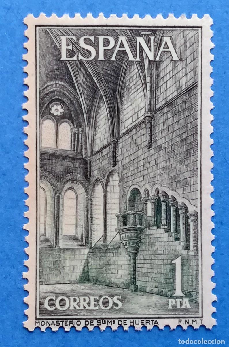 Briefmarken: Monasterio de Santa Mar&iacute;a de Huerta (Soria). Edifil 1563. Nuevo, sin fijasellos.
