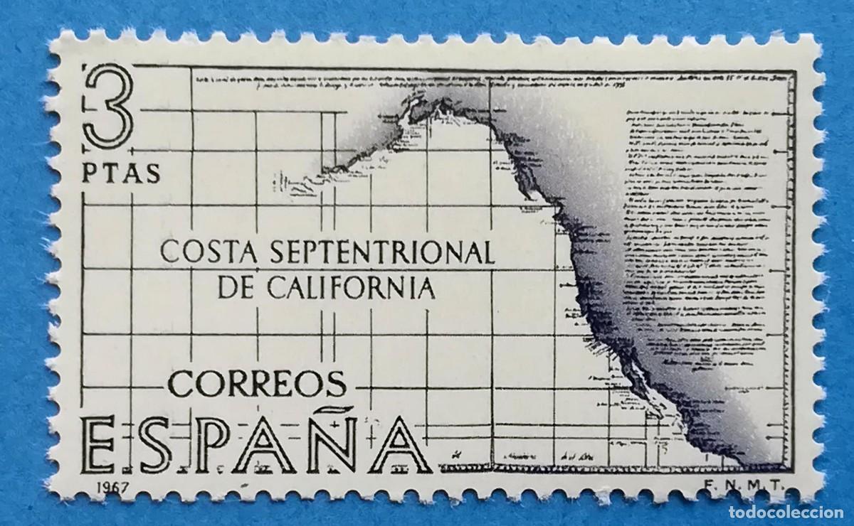 Briefmarken: Forjadores de Am&eacute;rica. Costa Septentrional de California. Edifil 1824. Nuevo, sin fijasellos.