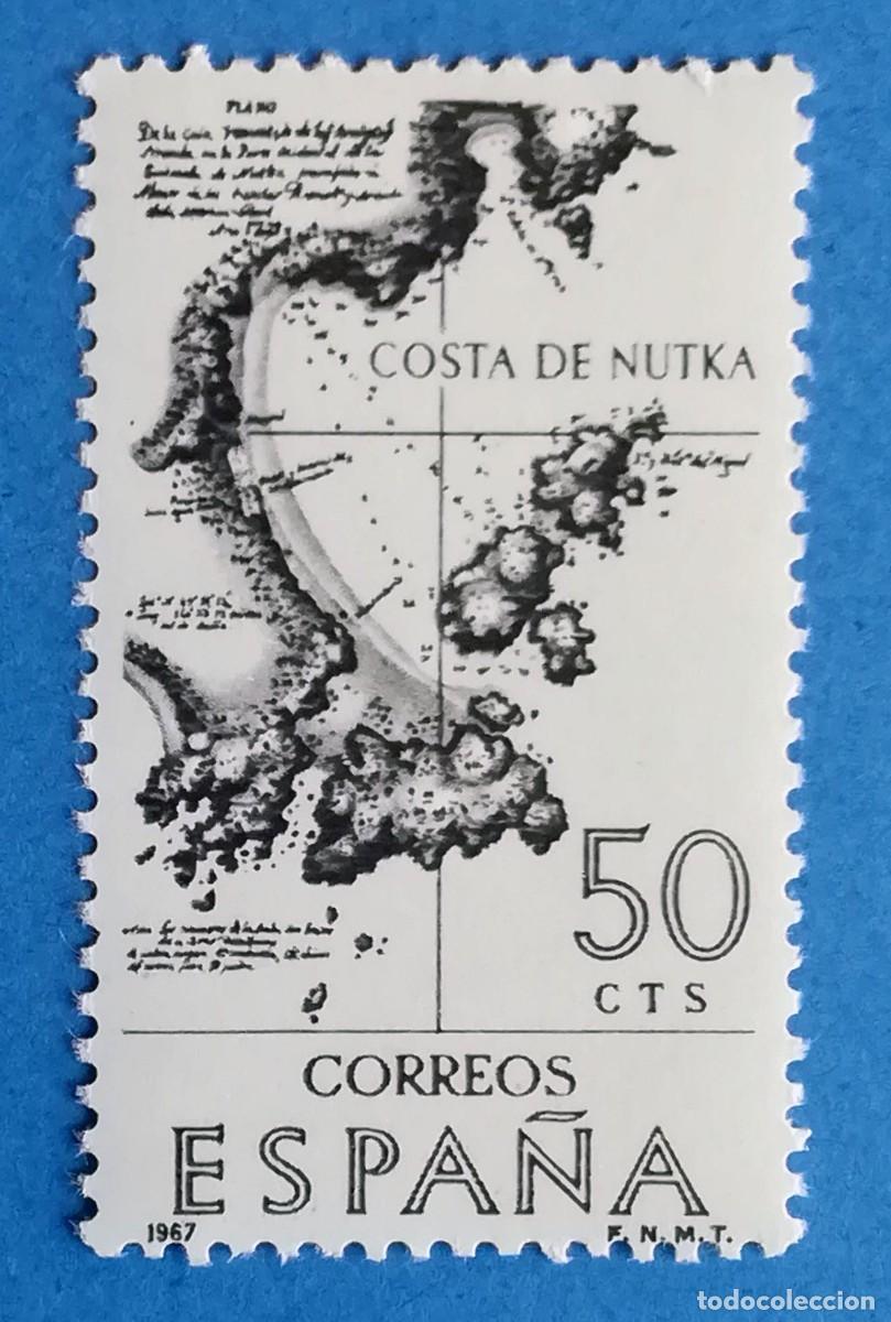 Briefmarken: Forjadores de Am&eacute;rica. Costa de Nutka. Edifil 1820. Nuevo, sin fijasellos.