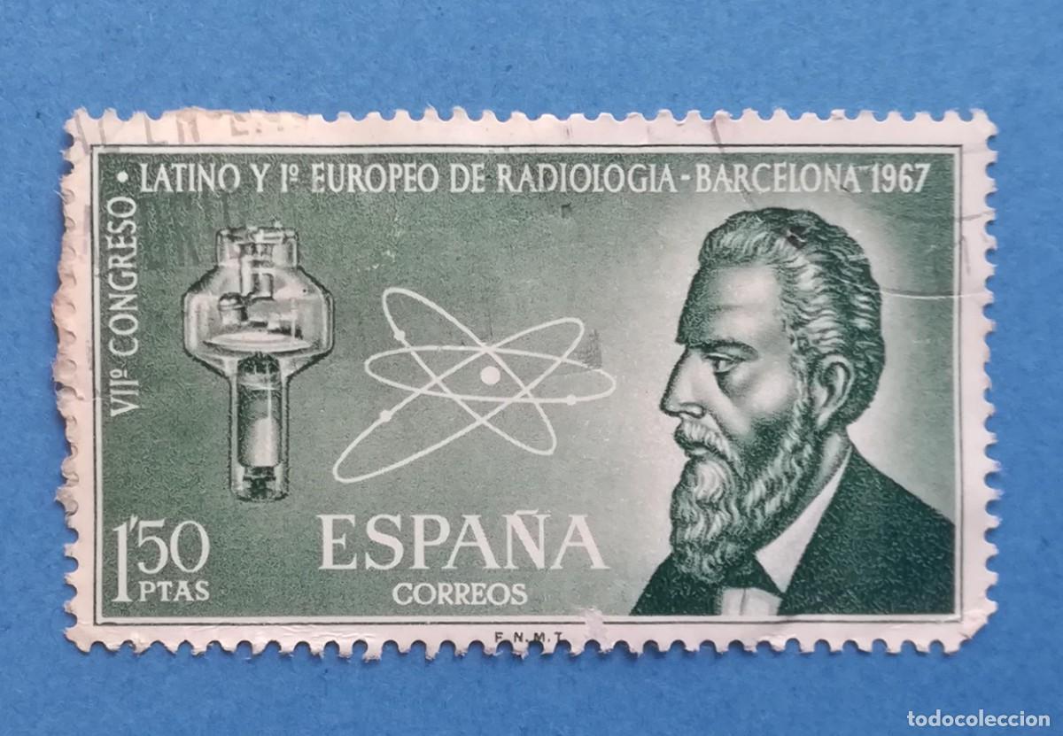 Briefmarken: VII Congreso Latino y I Europeo de Radiolog&iacute;a (Barcelona). Edifil 1790. Usado, sin fijasellos.