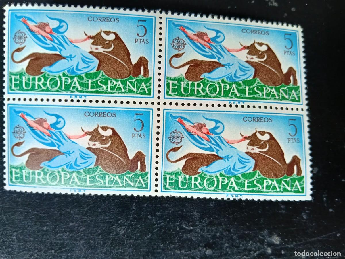 Selos: ESPA&Ntilde;A 1966 - EUROPA CEPT - EDIFIL 1748 - BLOQUE DE 4