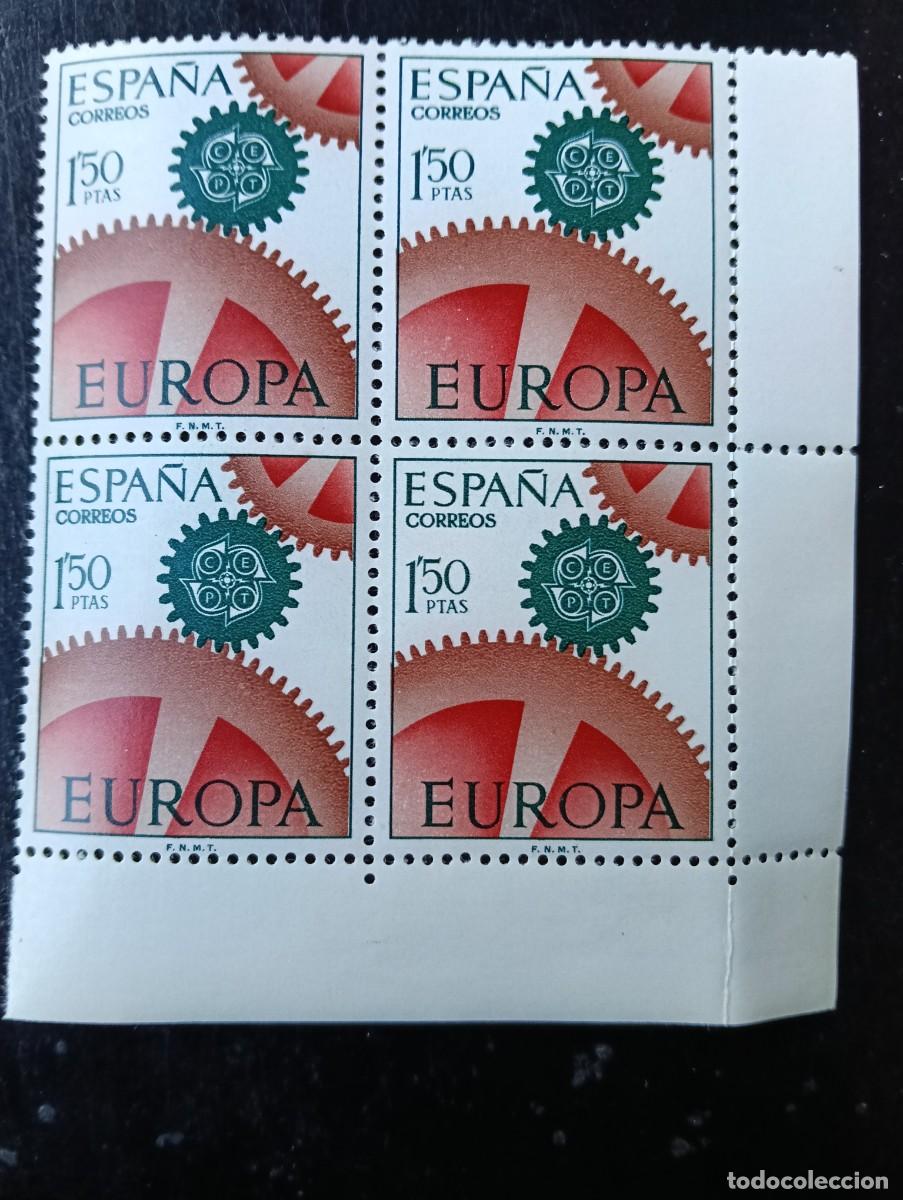 Briefmarken: Espa&ntilde;a 1967 - Europa - Edifil 1795 - BLOQUE DE 4
