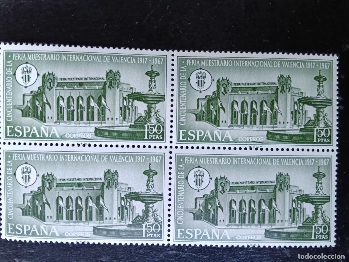 Briefmarken: Espa&ntilde;a1967 - Feria Internacional de Valencia - Edifil 1797 - BLOQUE DE 4