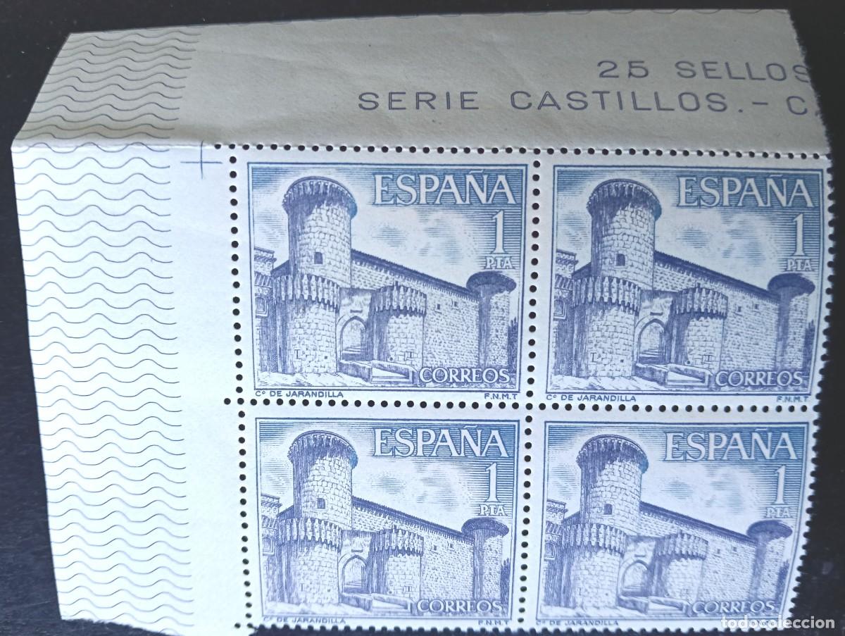Selos: ESPA&Ntilde;A 1967 - EDIFIL 1810 - CASTILLOS DE ESPA&Ntilde;A - CASTILLO DE JARANDILLA, CACERES - BLOQUE DE 4