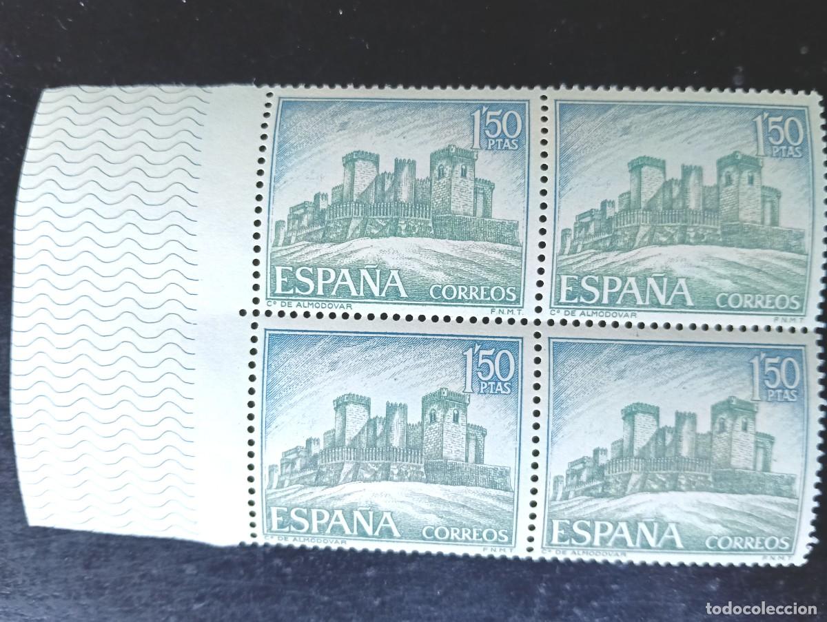Selos: ESPA&Ntilde;A 1967 - EDIFIL 1811 - CASTILLOS DE ESPA&Ntilde;A - CASTILLO DE Almod&oacute;var, C&oacute;rdoba - BLOQUE DE 4