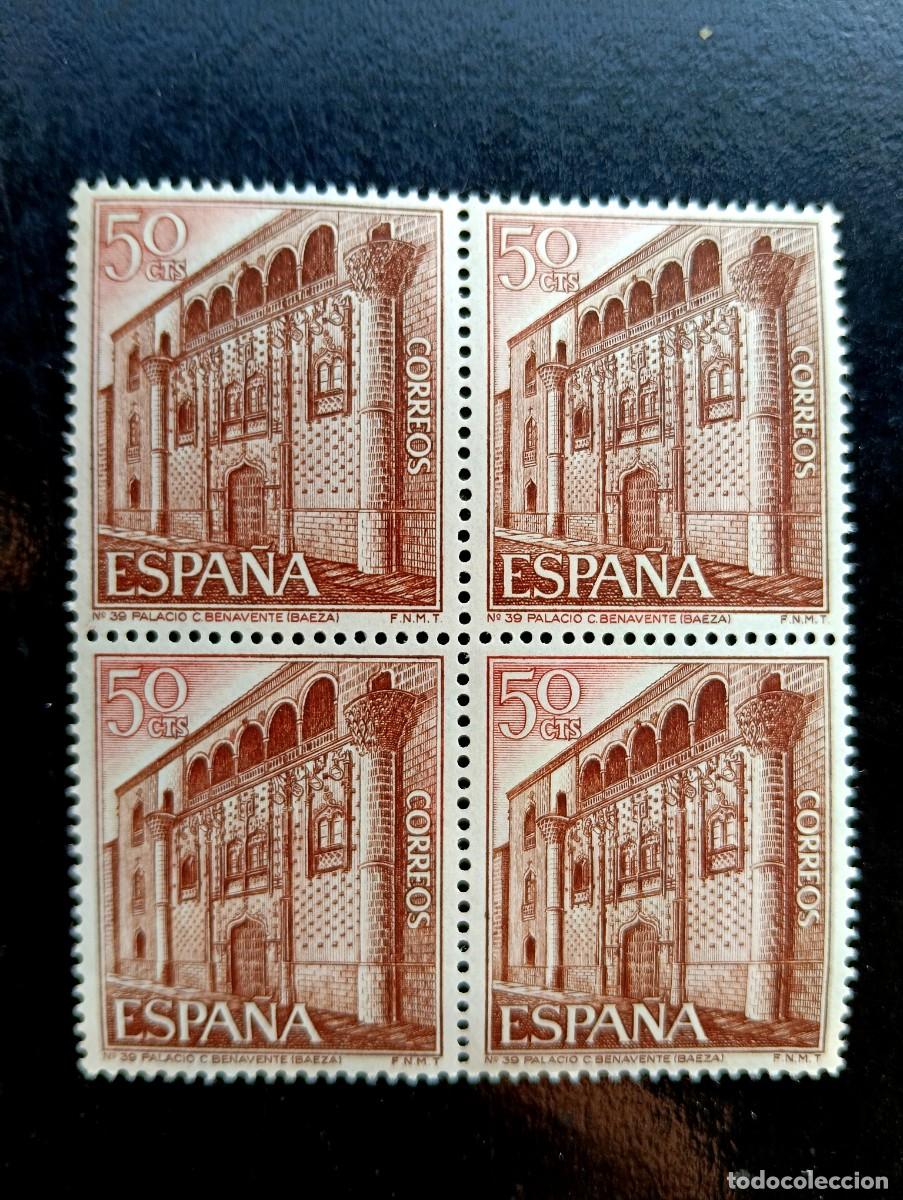 Stamps: Espa&ntilde;a 1968 - Edifil 1875 - Turismo. Palacio de Benavente. Baeza, Ja&eacute;n - Bloque de 4