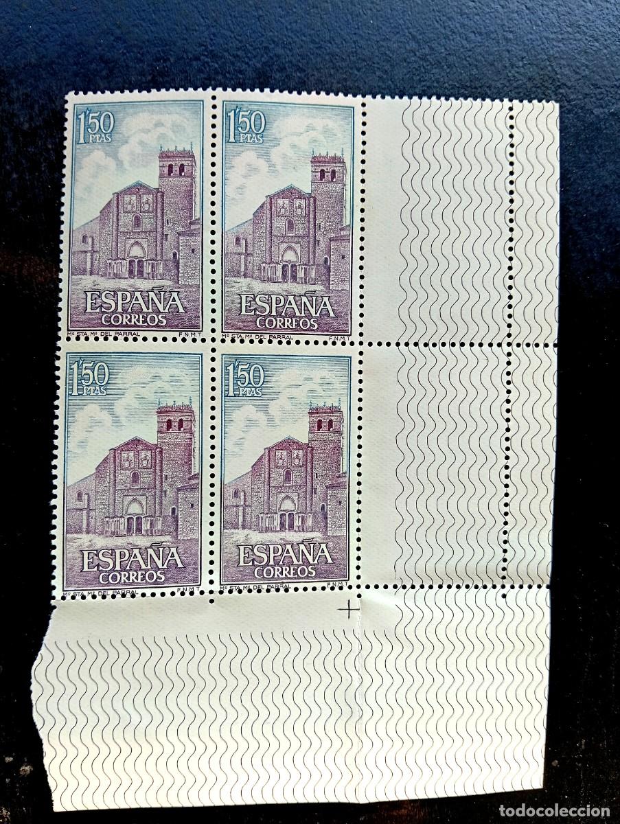 Selos: Espa&ntilde;a 1968 - Edifil 1894 - Monasterio Santa Mar&iacute;a del Parral - Bloque de 4