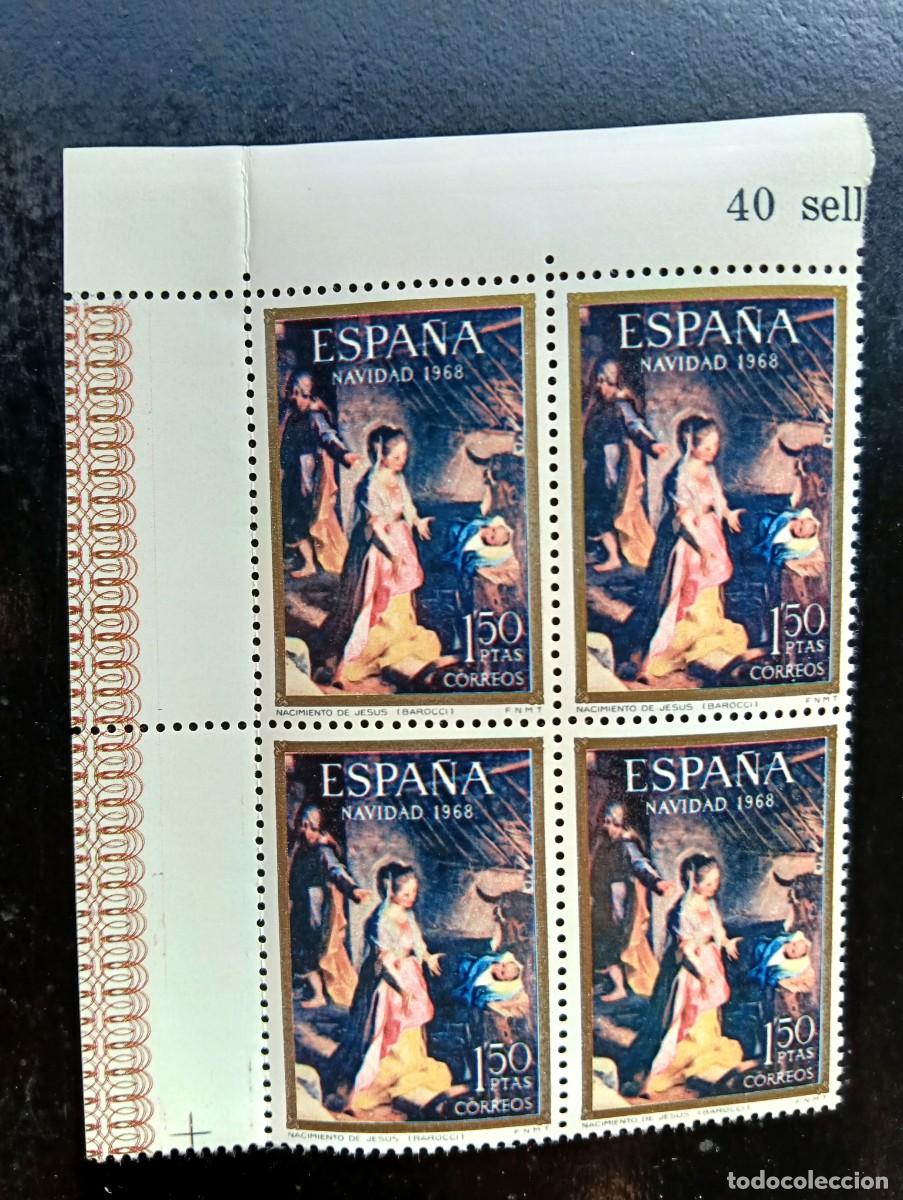 Stamps: Espa&ntilde;a 1968 - Edifil 1897 - Navidad. El Nacimiento - Bloque de 4