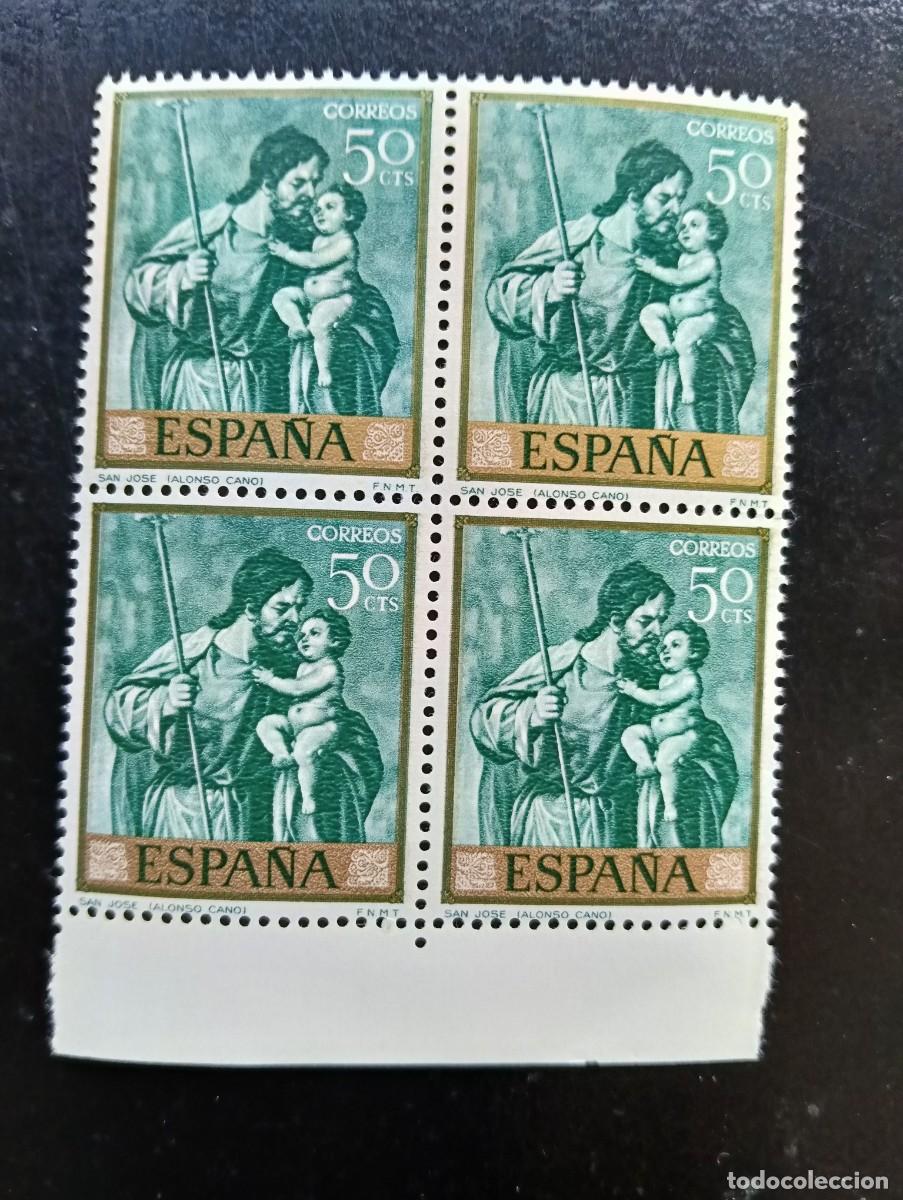 Stamps: ESPA&Ntilde;A 1969 - EDIFIL 1911 - ALONSO CANO, SAN JOS&Eacute; - BLOQUE DE 4