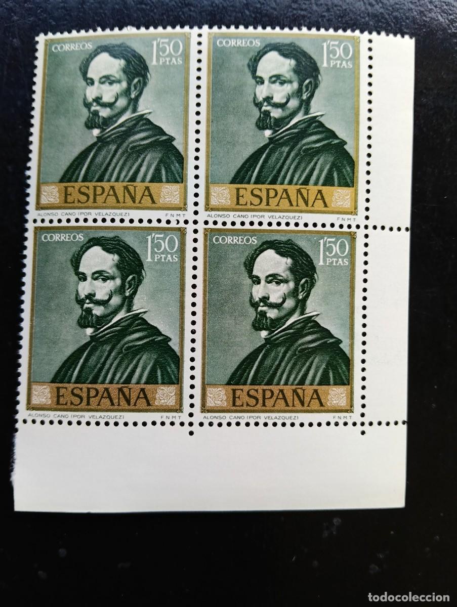 Sellos: ESPA&Ntilde;A 1969 - EDIFIL 1913 - ALONSO CANO POR VELAZQUEZ - BLOQUE DE 4