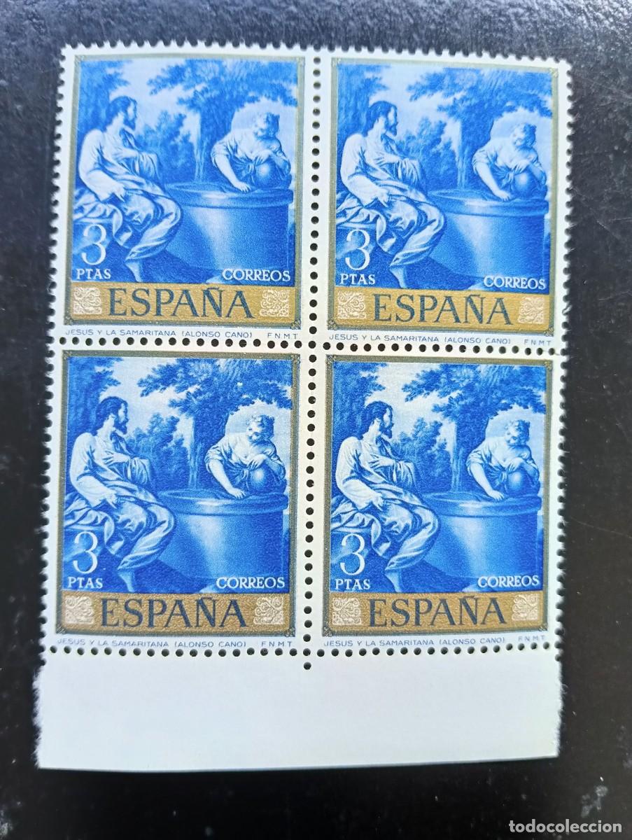 Sellos: ESPA&Ntilde;A 1969 - PINTOR ALONSO CANO - EDIFIL N&ordm; 1916 - BLOQUE DE 4