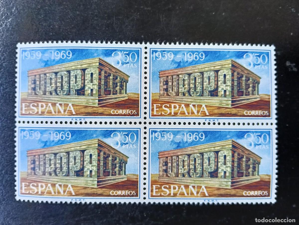 Timbres: Espa&ntilde;a 1969 - Edifil 1921 - Europa CEPT - Bloque de 4