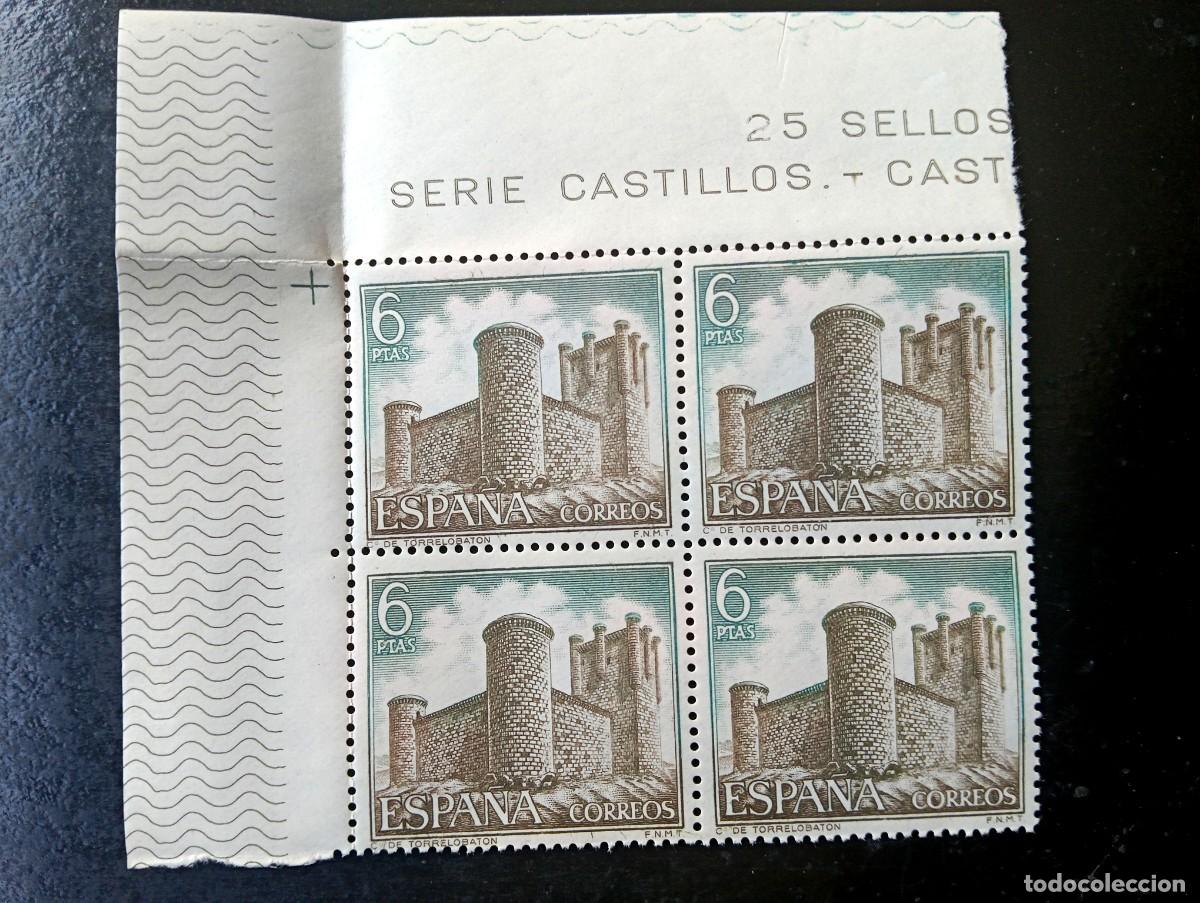 Timbres: Espa&ntilde;a 1969 - Edifil 1931 - Castillos de Espa&ntilde;a. Torrelobat&oacute;n (Valladolid) - Bloque de 4
