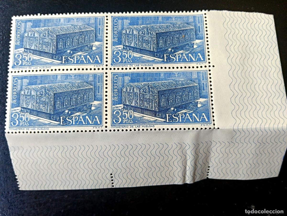 Selos: Espa&ntilde;a 1969 - Edifil 1947 - Monasterio de las Huelgas. Sepulcros Alfonso VIII - Bloque de 4