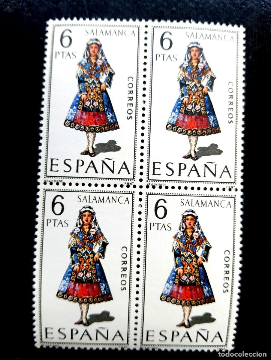Selos: Espa&ntilde;a 1970 - Edifil 1952 - Trajes t&iacute;picos espa&ntilde;oles. salamanca - Bloque de 4
