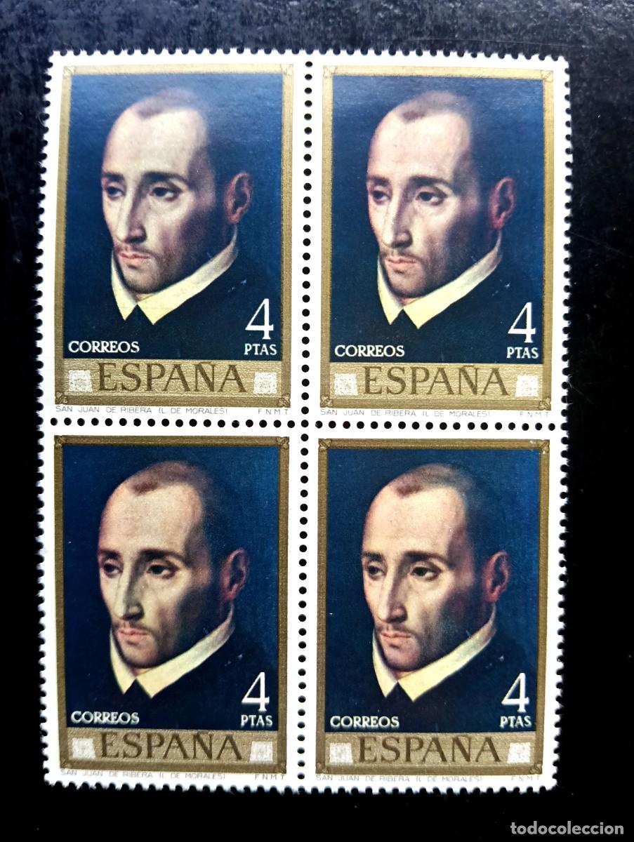 Selos: Espa&ntilde;a 1970 - Edifil 1969 - Luis de Morales. San Juan de Ribera - Bloque de 4