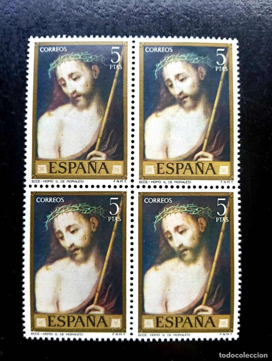 Sellos: Espa&ntilde;a 1970 - Edifil 1970 - Luis de Morales - ecce homo - Bloque de 4