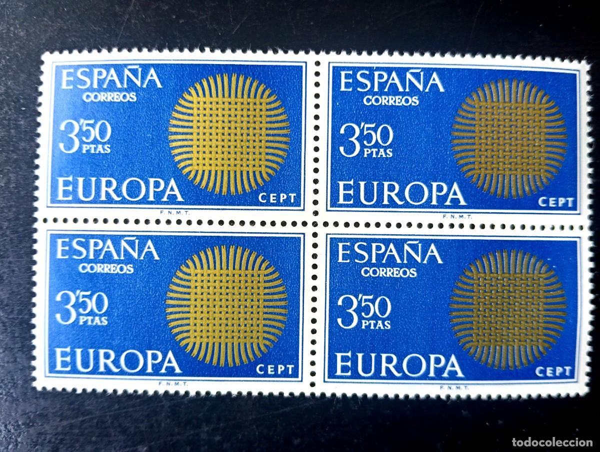 Timbres: Espa&ntilde;a 1970 - Edifil 1973 - europa cept - Bloque de 4