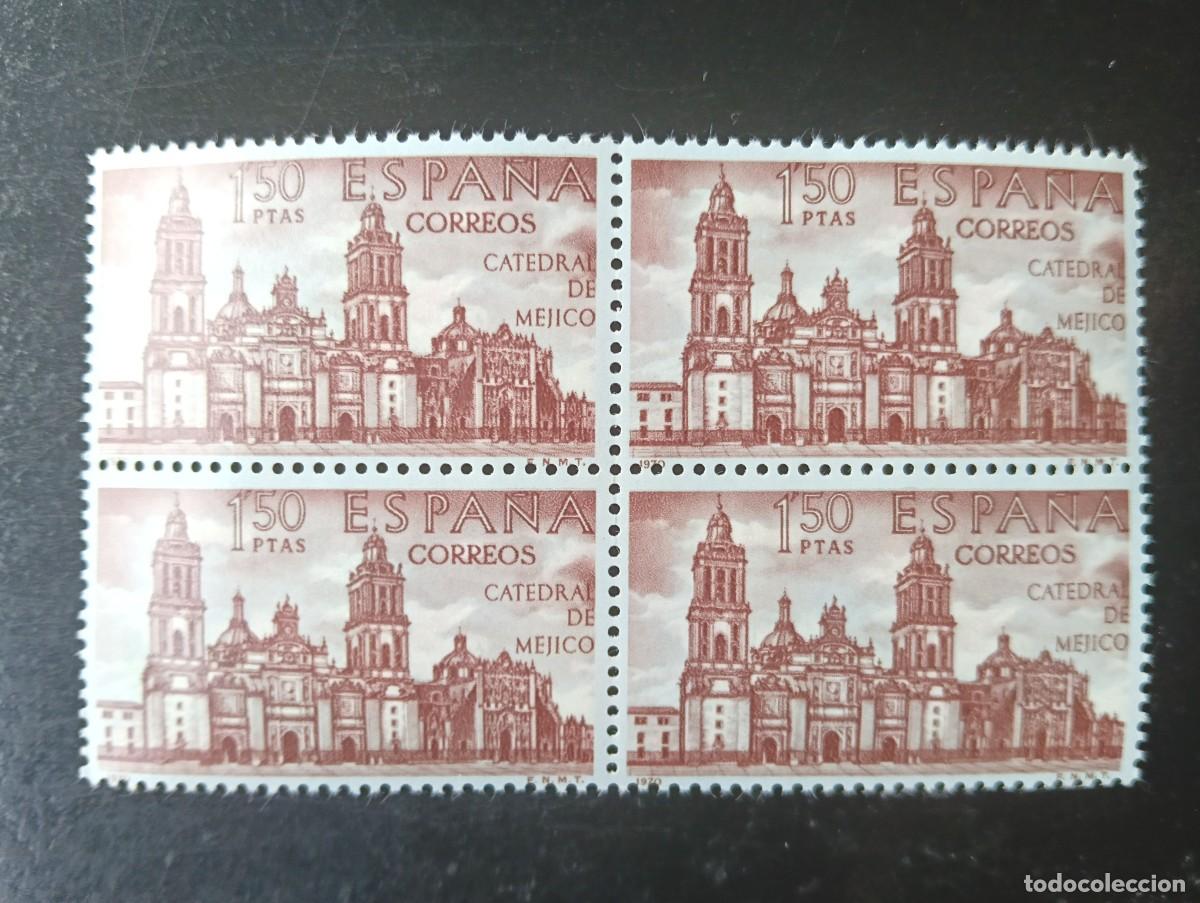 Selos: ESPA&Ntilde;A 1970 - EDIFIL 1997 - FORJADORES DE AMERICA - BLOQUE de 4