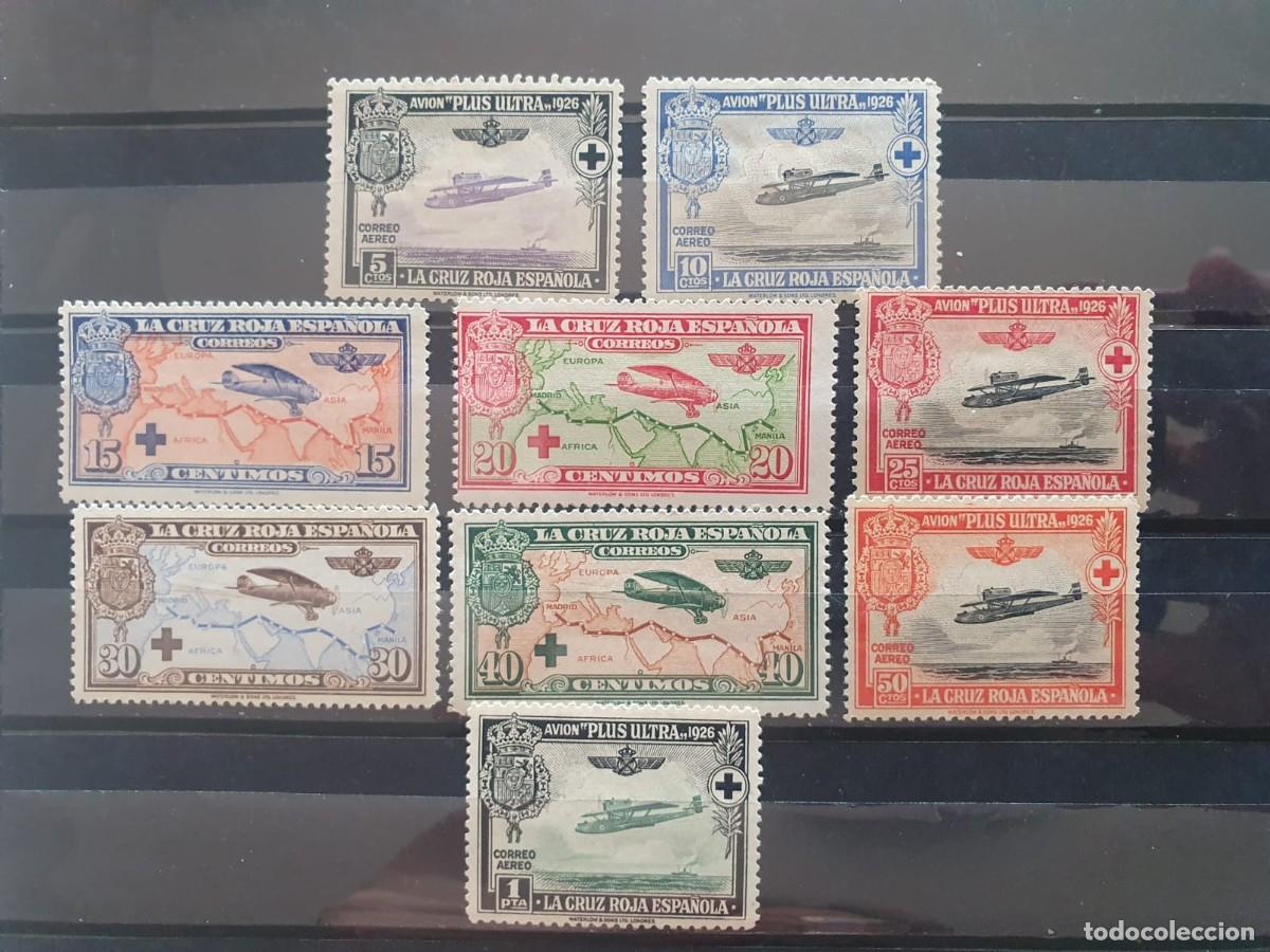 Timbres: EDIFIL 339 A 347 */** CRUZ ROJA ESPA&Ntilde;A 1926