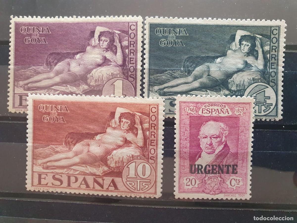 Timbres: EDIFIL 513 A 516 */** MAJA DE GOYA ESPA&Ntilde;A 1930