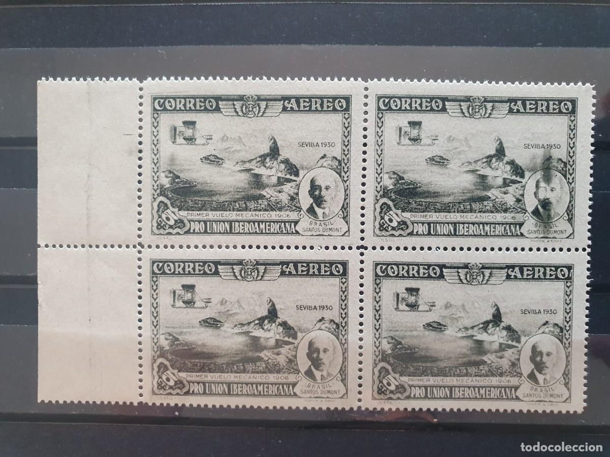 Francobolli: EDIFIL 583 ** BLOQUE DE 4 ESPA&Ntilde;A 1930