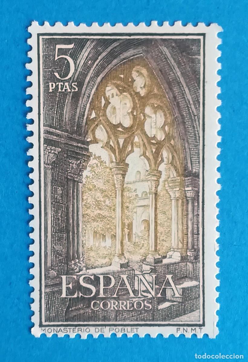 Sellos: Real Monasterio de Santa Mar&iacute;a de Poblet. Edifil 1497. Nuevo sin fijasellos.