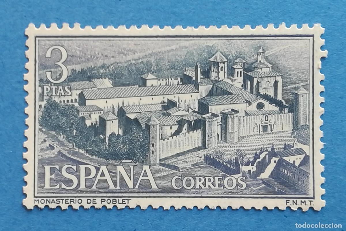 Sellos: Real Monasterio de Santa Mar&iacute;a de Poblet. Edifil 1496. Nuevo sin fijasellos.