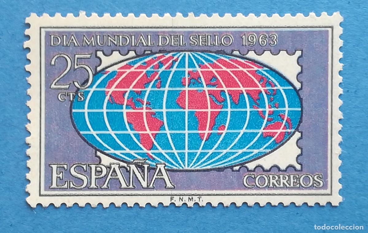 Selos: D&iacute;a mundial del sello 1963. 25 cts. Edifil 1509. Nuevo sin fijasellos.