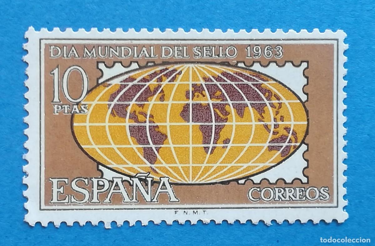 Selos: D&iacute;a mundial del sello 1963. 10 ptas. Edifil 1511. Nuevo sin fijasellos.