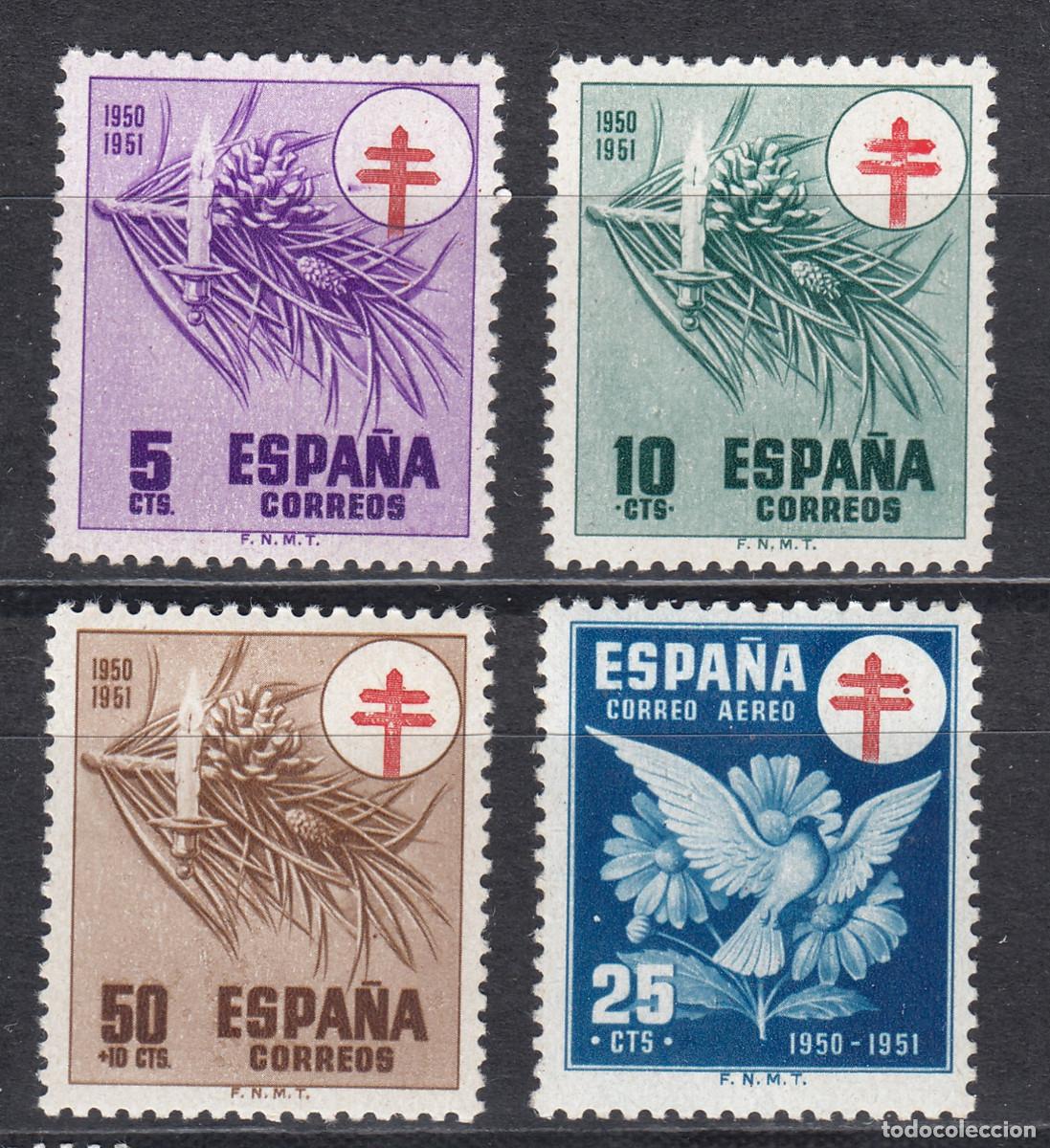 Selos: 1950 EDIFIL 1084/87** NUEVOS SIN CHARNELA. PRO TUBERCULOSOS (222-7)