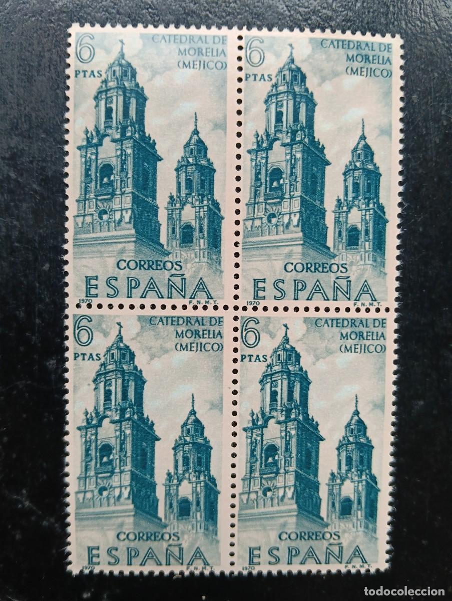 Sellos: ESPA&Ntilde;A 1970 - EDIFIL 2000 - FORJADORES DE AMERICA - BLOQUE de 4