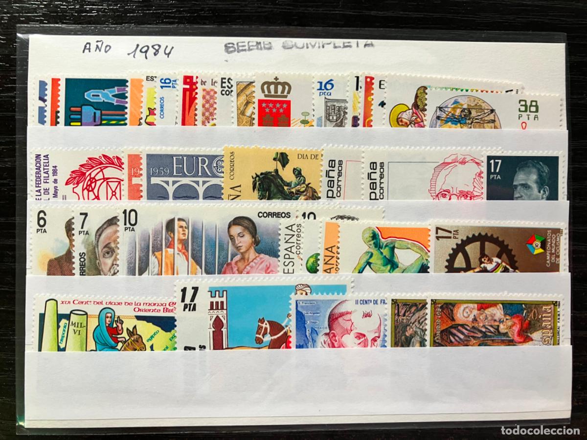 Sellos: Colecci&oacute;n de Sellos Nuevos Espa&ntilde;a - A&ntilde;o 1984