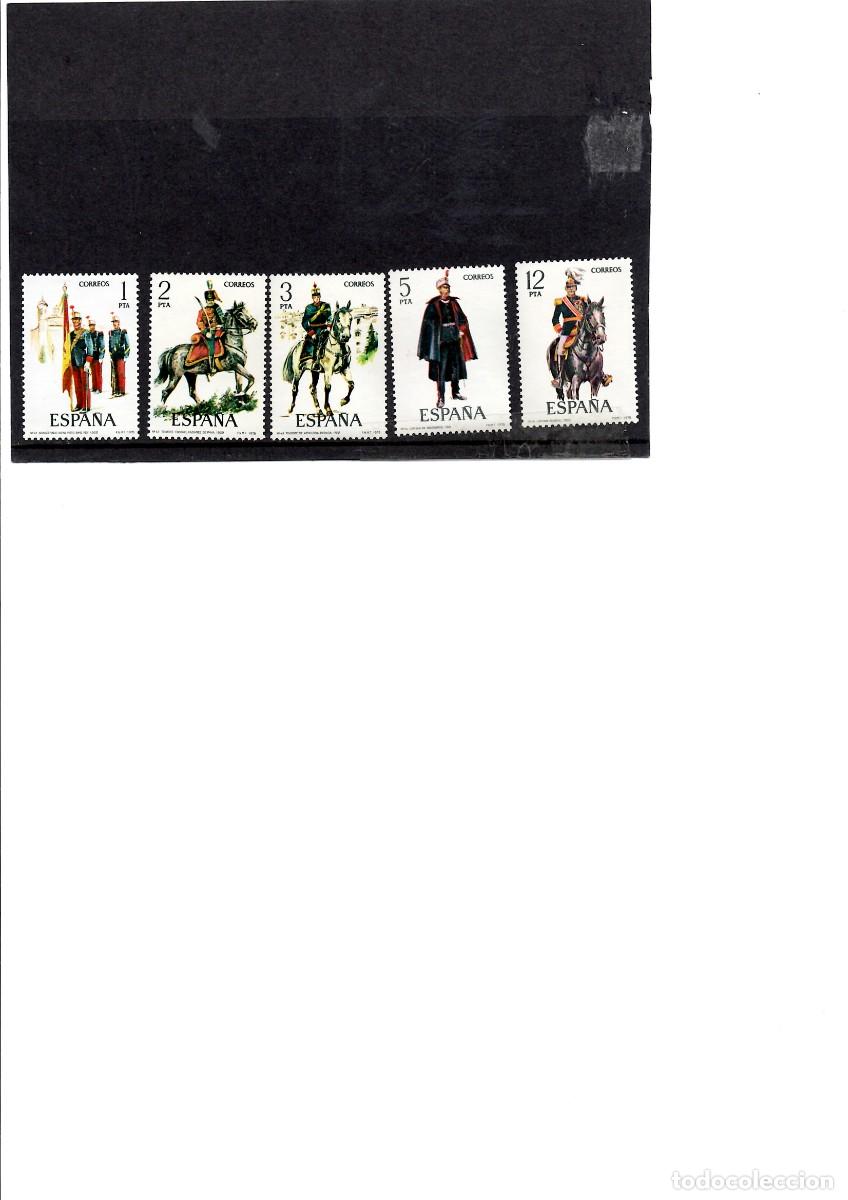 Sellos: 1978, Uniformes militares, Edifil 2451-2455