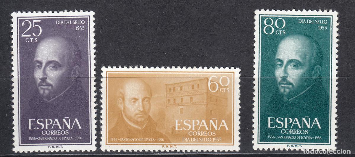Stamps: 1955 EDIFIL 1166/68** NUEVOS SIN CHARNELA. IGNACIO DE LOYOLA (222-7)