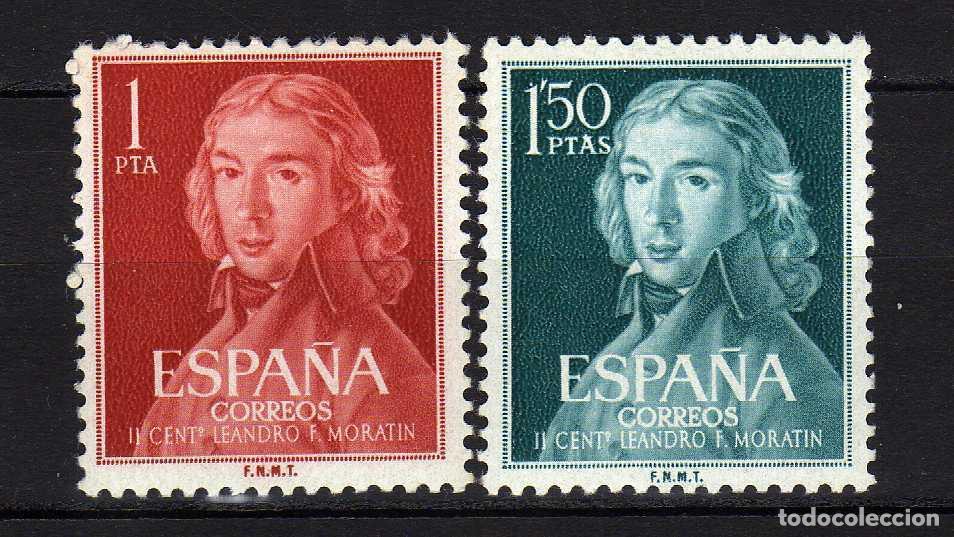 Sellos: 1961 EDIFIL 1328/29** NUEVOS SIN CHARNELA. MORATIN (222-7)