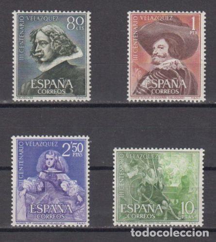 Sellos: 1961 EDIFIL 1340/43** NUEVOS SIN CHARNELA. VELAZQUEZ (222-7)