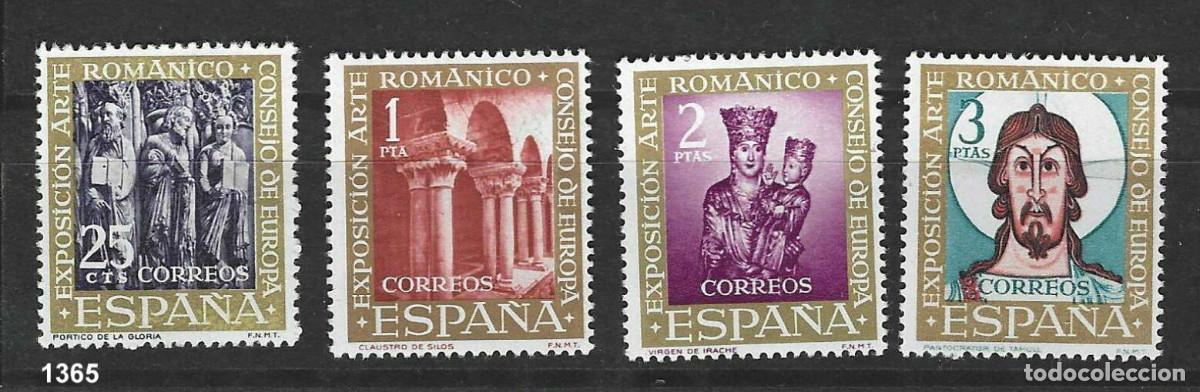 Stamps: 1961 EDIFIL 1365/68** NUEVOS SIN CHARNELA. ARTE ROMANICO (222-7)