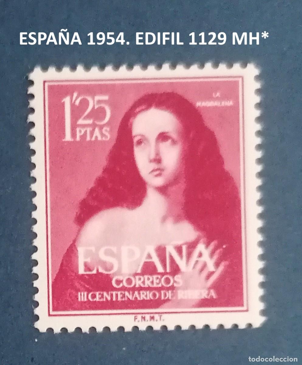 Sellos: ESPA&Ntilde;A 1954. EDIFIL 1129 MH*. SERIE COMPLETA &rdquo;CENTENARIO EL ESPA&Ntilde;OLETO&rdquo;.