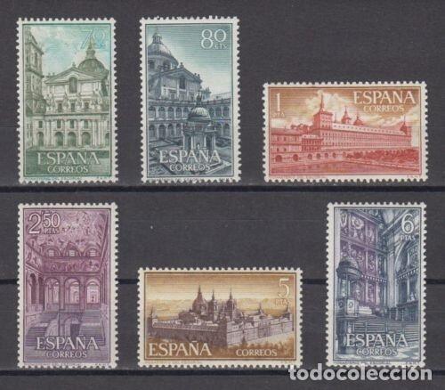 Sellos: 1961 EDIFIL 1382/87* NUEVOS CON CHARNELA. EXCORIAL (222-7)