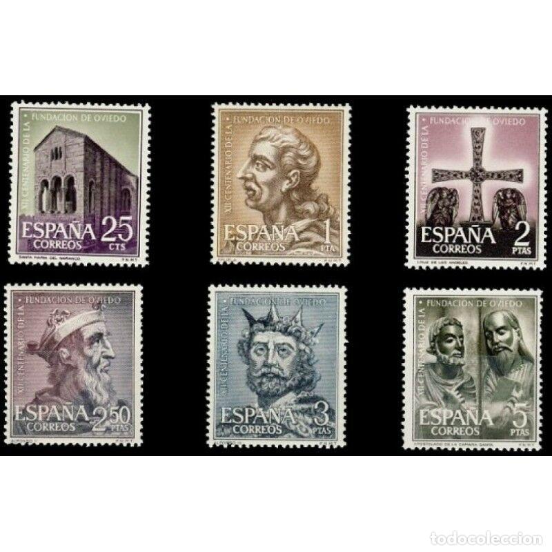Stamps: 1961 EDIFIL 1394/99** NUEVOS SIN CHARNELA. FUNDACION DE OVIEDO (222-7)