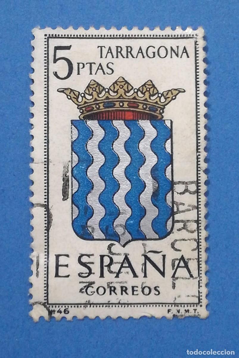 Sellos: Escudos Provincias N&ordm; 46. Tarragona. Edifil 1640. Usado.