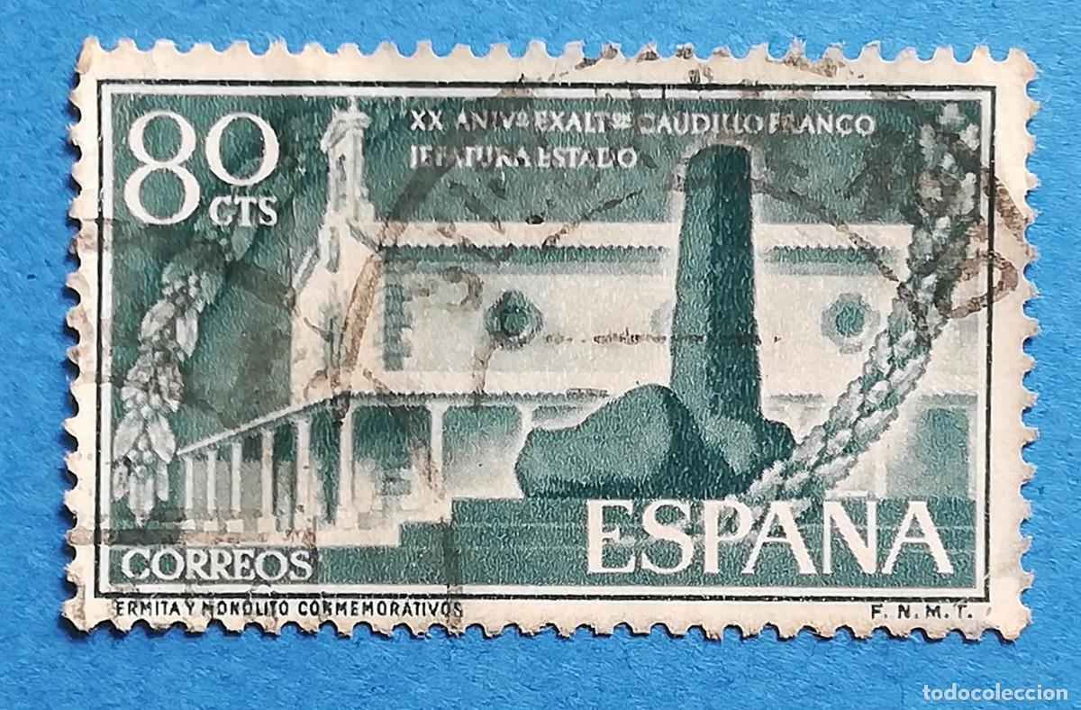 Sellos: Ermita y monolito conmemorativos. Edifil 1199. Usado.