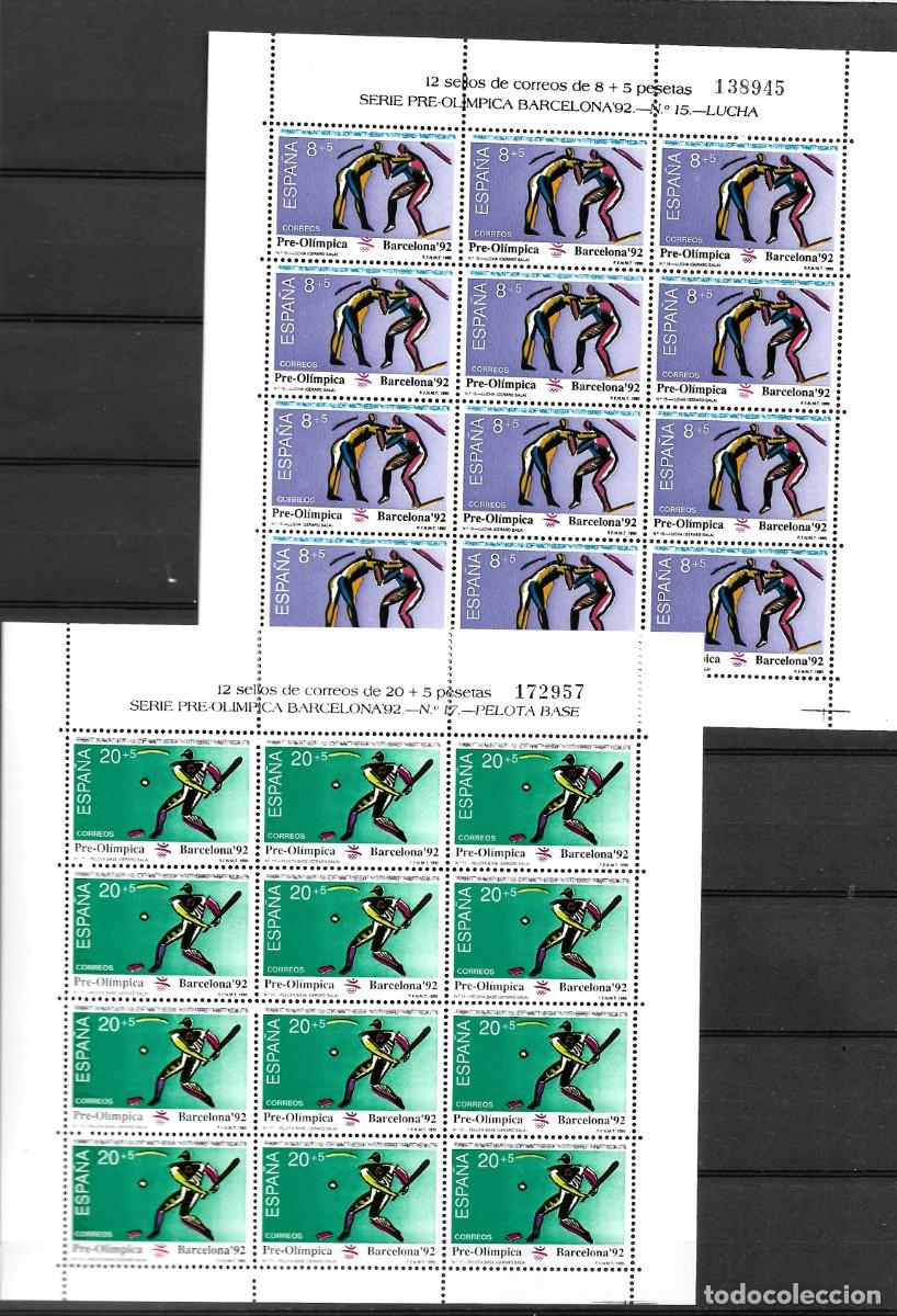 Sellos: Sellos de Espa&ntilde;a A&ntilde;o 1990 Barcelona &acute;92 Mini pliegos nuevos** N&ordm; Edifil 3076/